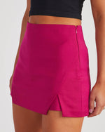 Magenta % Coronado Cotton Blend Mini Skort-2