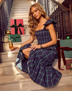 Holiday Edit Plaid Midi Dress