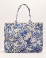 Luxe Escape Printed Canvas Tote Bag