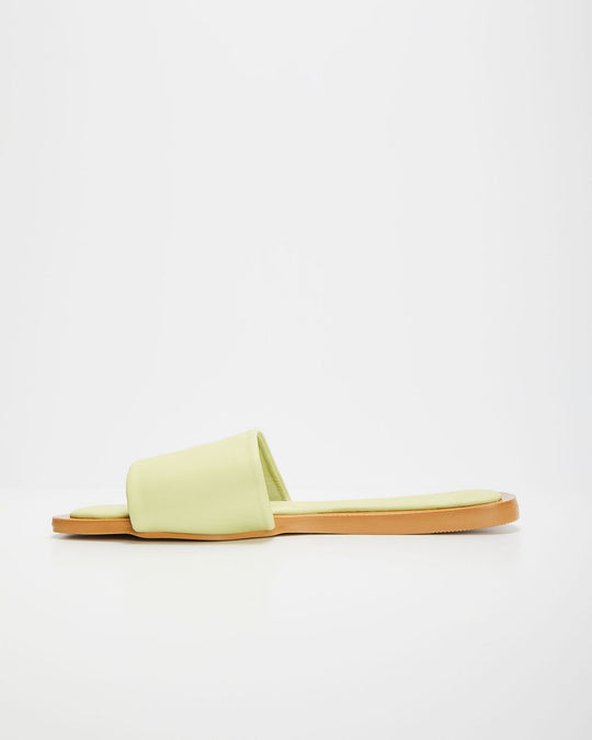 Green % Myles Slide Sandals-1