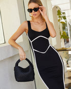 Black % Solana Jessamine Woven Bag-4