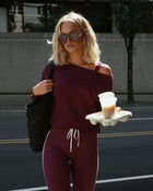 Motion Theory Off The Shoulder Sweatshirt