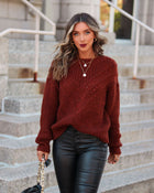 Chestnut % Chiara Knit Pullover Sweater-1