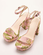 Petalina Floral Platform Heels