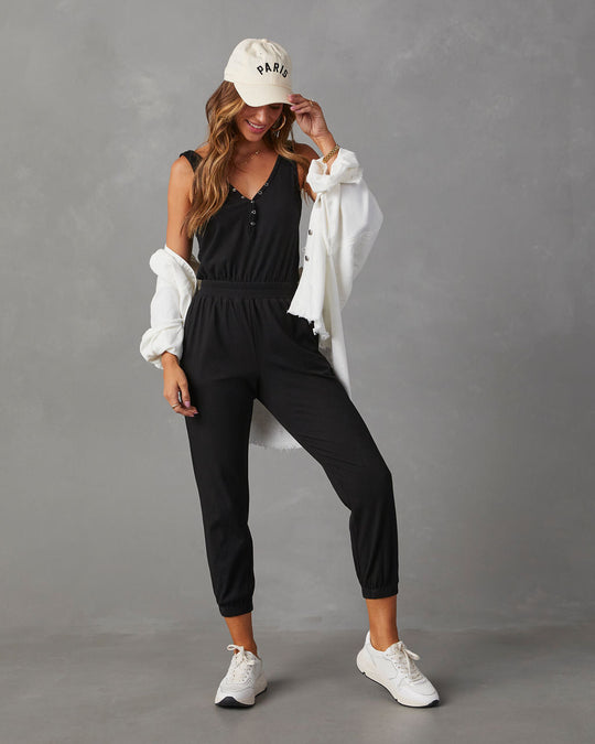 Black % Mcgraw Pocketed Jumpsuit-2