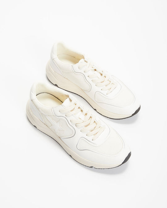 White % Vovo Lace Up Sneakers-1