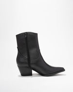 Black % Rowan Crystal Fringe Bootie-6