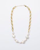 Gold % Deep Sea Pearl Necklace-1