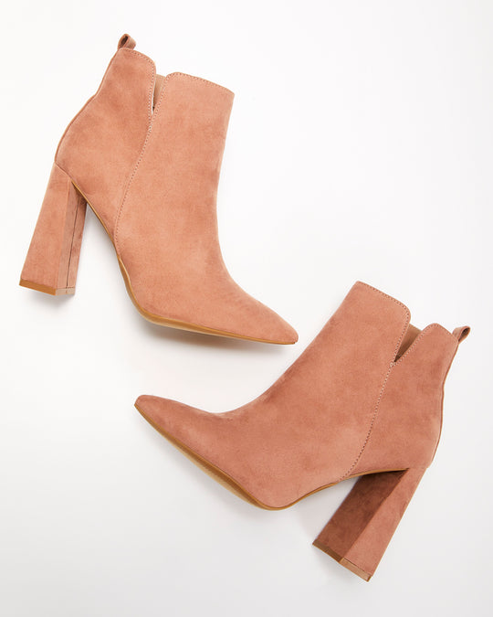 Dusty Brown %  Linny Ankle Boots 2