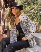 Whisper Peak Paisley Print Fleece Jacket