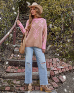 Winter Charm Knit Fair Isle Sweater