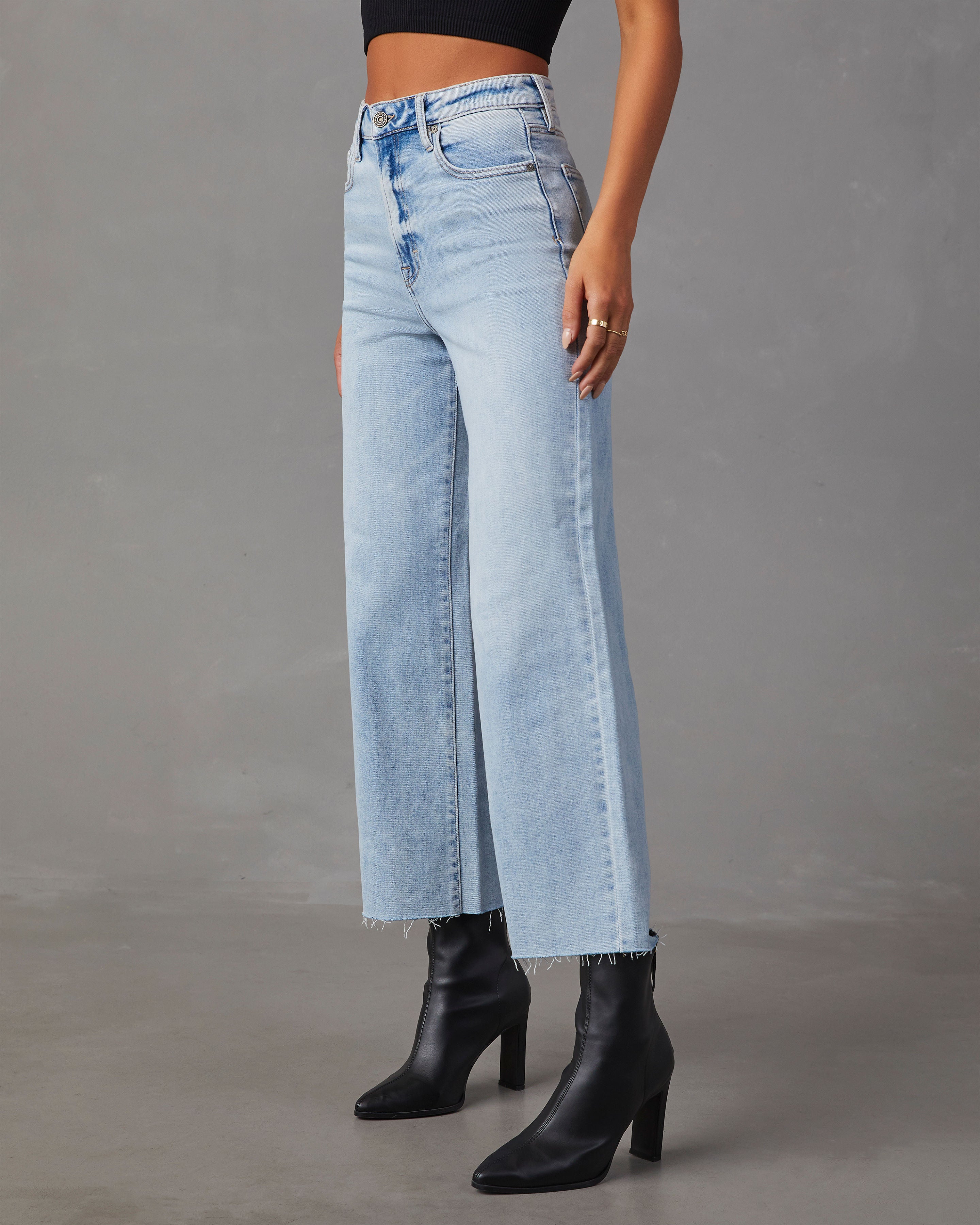 San Gabriel High Rise Wide Leg Jeans – VICI