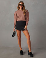 Brown % Nellis Premium Pullover Sweater-2