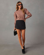 Brown % Nellis Premium Pullover Sweater-5