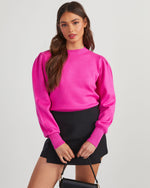 Hot Pink % Nellis Premium Pullover Sweater-6