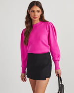 Hot Pink % Nellis Premium Pullover Sweater-3
