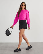 Hot Pink % Nellis Premium Pullover Sweater-2