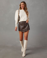 Ivory % Nellis Premium Pullover Sweater-2