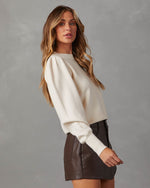 Ivory % Nellis Premium Pullover Sweater-3