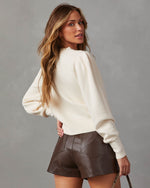 Ivory % Nellis Premium Pullover Sweater-4