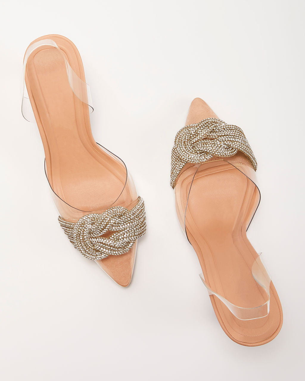 Buy Nude Heeled Sandals for Women by Sneak-a-Peek Online | Ajio.com