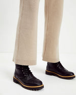 Taupe % Taking It Easy Wide Leg Pants-2