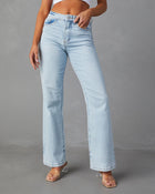 Light Wash % Danica High Rise Vintage Bootcut Jeans 1