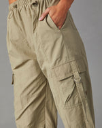 Olive % Carlson Cargo Utility Joggers-6