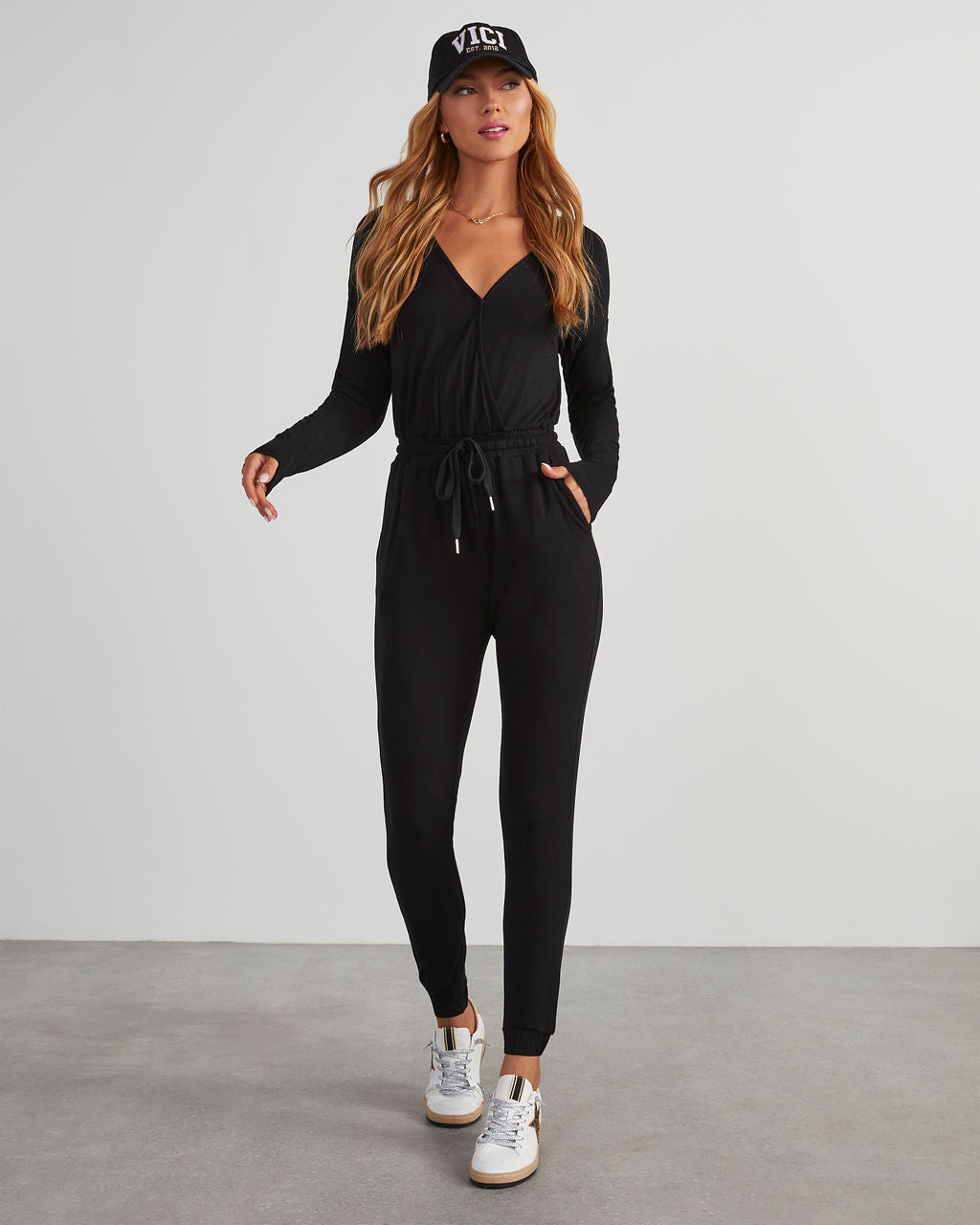 Vici black jumpsuit shop