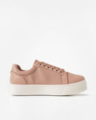 Blush % Willis Perforated Platform Sneakers-1
