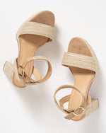 Natural % Willow Heeled Platform Sandal-3