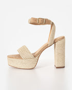 Natural % Willow Heeled Platform Sandal-1