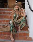 Emerald % Boheme Lifestyle Silky Jumpsuit-1