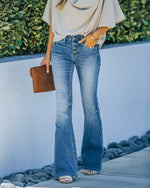 Marcos High Rise Flare Denim